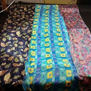 3 Long Scarfs